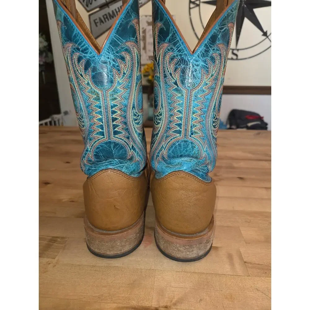 Justin Bent Rail Men’s Western Cowboy Boots – Size 10.5 D (Style BR748)